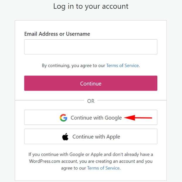 login to your wordpress account hindi